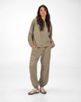 PANTALONE IN FELPA COIMBRA VERDE SALVIA