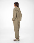 PANTALONE IN FELPA COIMBRA VERDE SALVIA