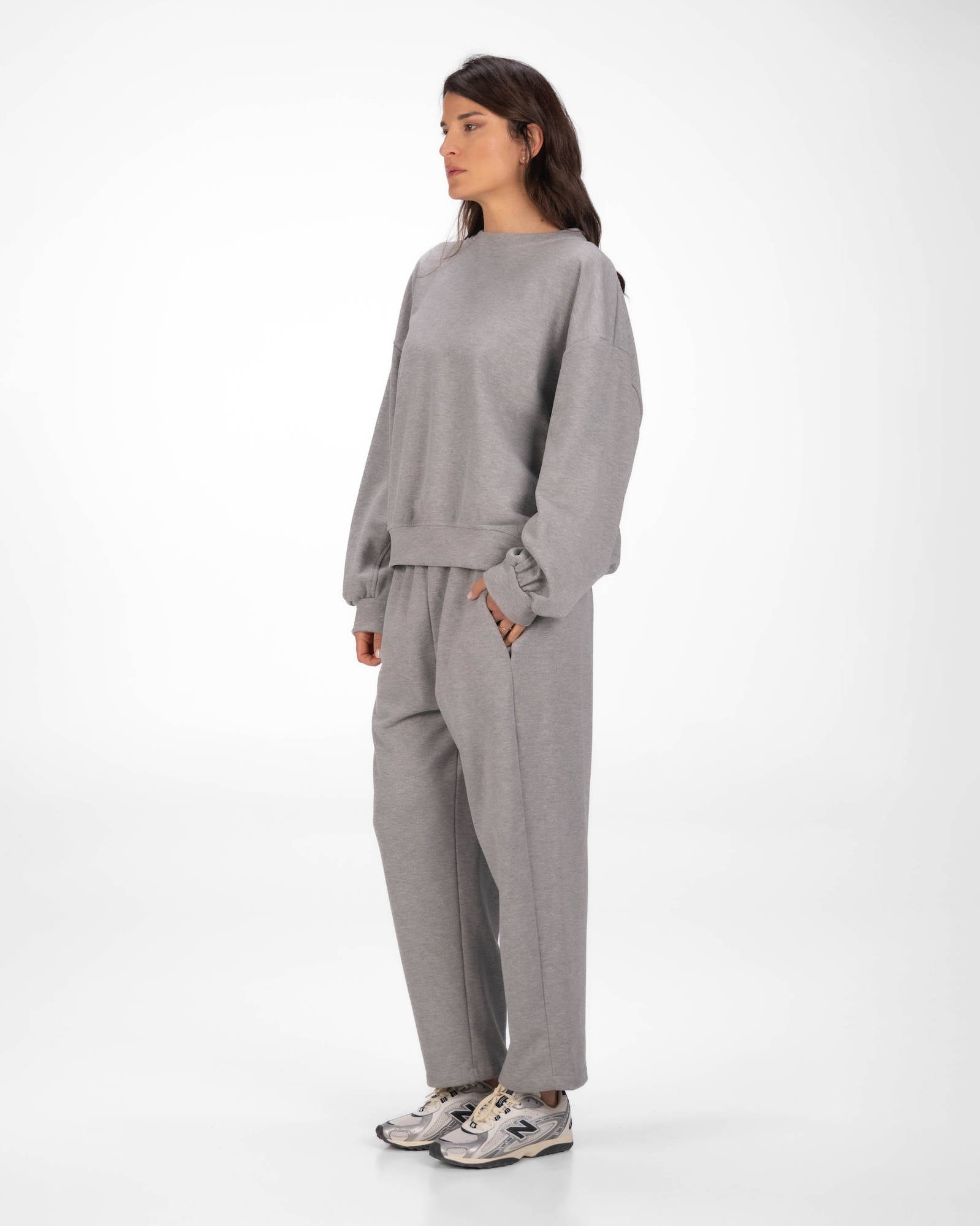 PANTALONE EASY MOVE GRIGIO CHIARO