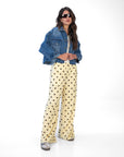 PANTALONE POIS LOLA GIALLO