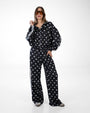 PANTALONE POIS LOLA NERO
