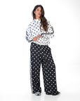 PANTALONE POIS LOLA NERO