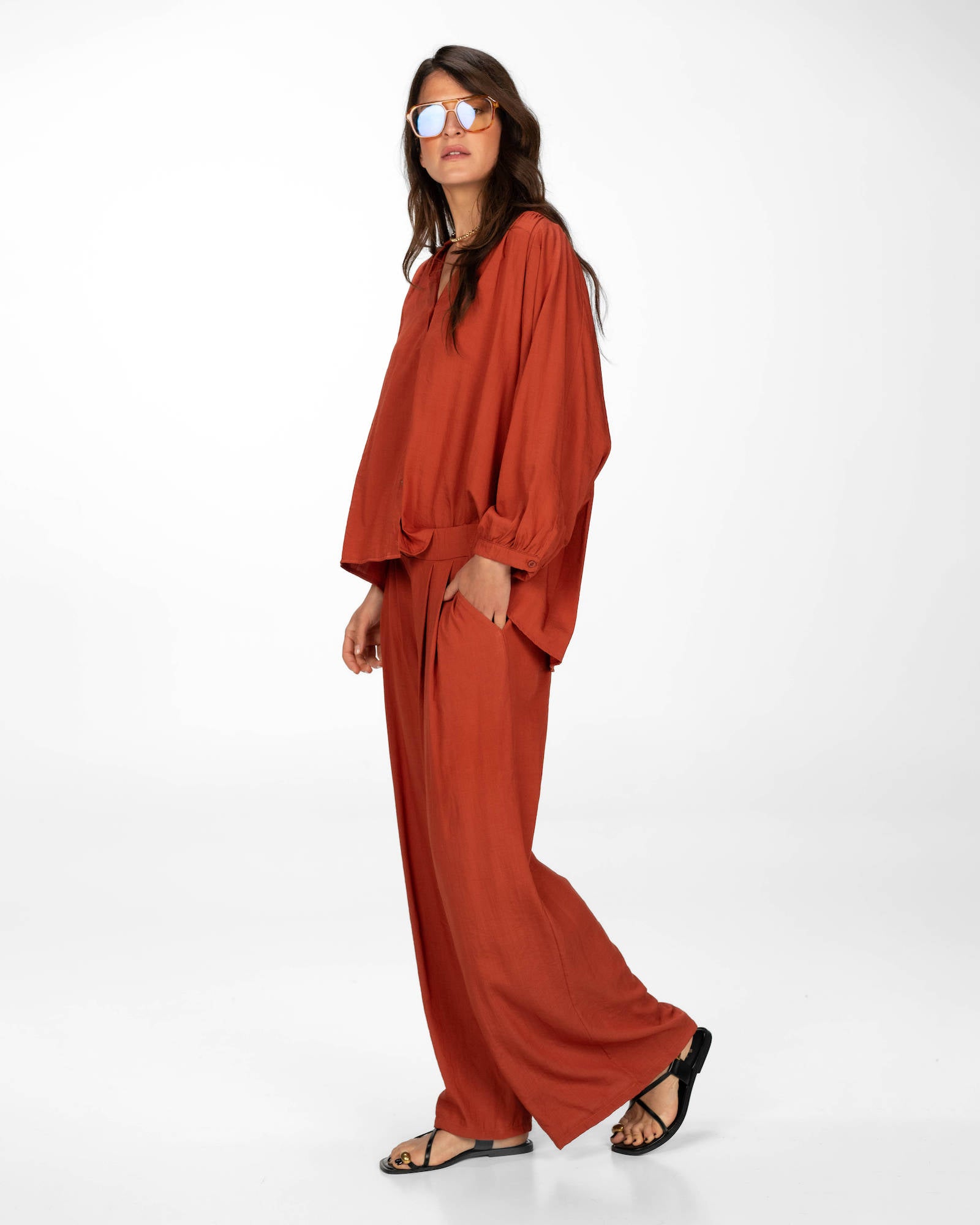 PANTALONE OCEANE RUGGINE