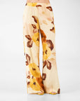 PANTALONE FLOWER CHLOE GIALLO CREMA
