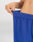 PANTALONE CHLOE BLU VIOLA