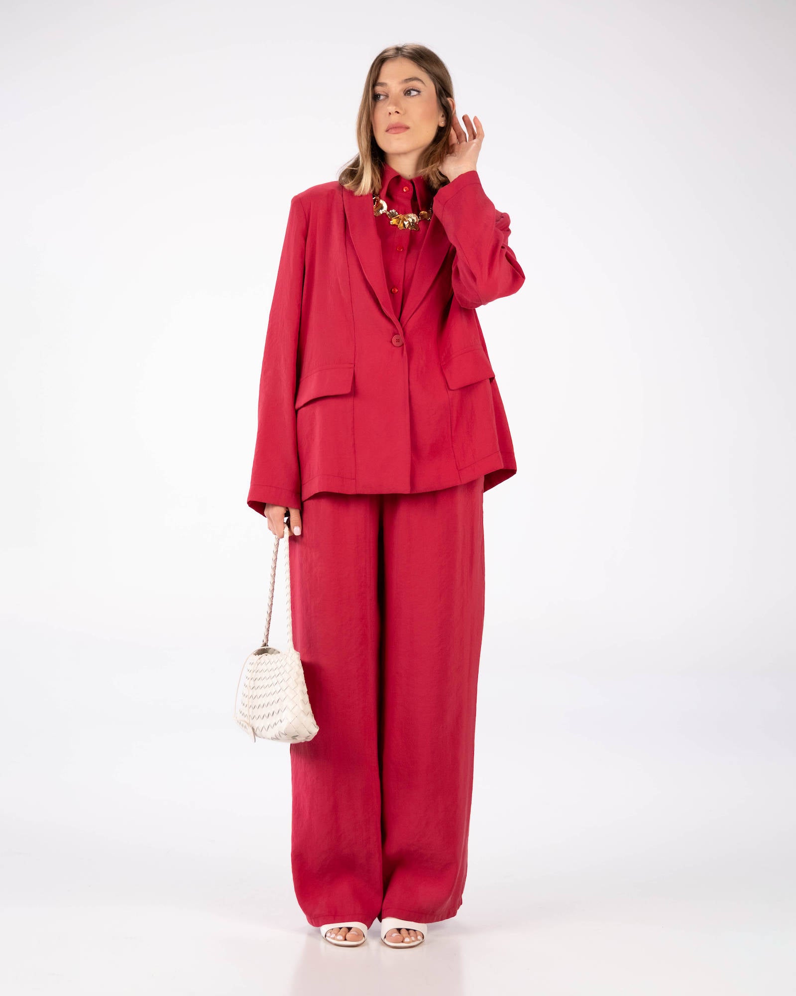 PANTALONE HAZEL ROSSO