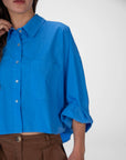CAMICIA AVA BLU BONNET