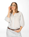 CAMICIA IN MUSSOLA NADINA AGATA GRIGIA