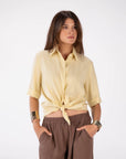 CAMICIA HAZEL GIALLO