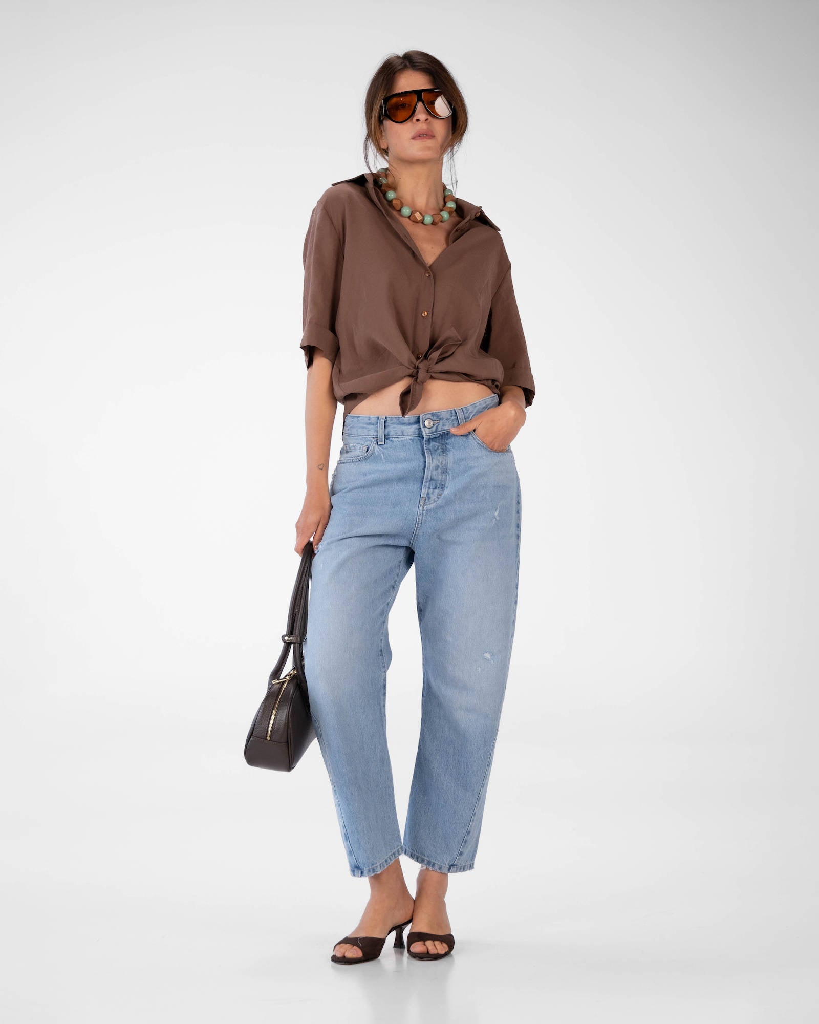 CAMICIA HAZEL NOCE