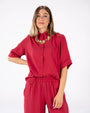 CAMICIA HAZEL ROSSO