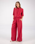 CAMICIA HAZEL ROSSO