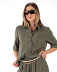 CAMICIA HAZEL VERDE