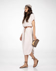 ABITO IN TWILL MARGHE BIANCO