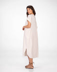 ABITO IN TWILL MARGHE BIANCO