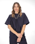 T-SHIRT AMARE BLU NAVY
