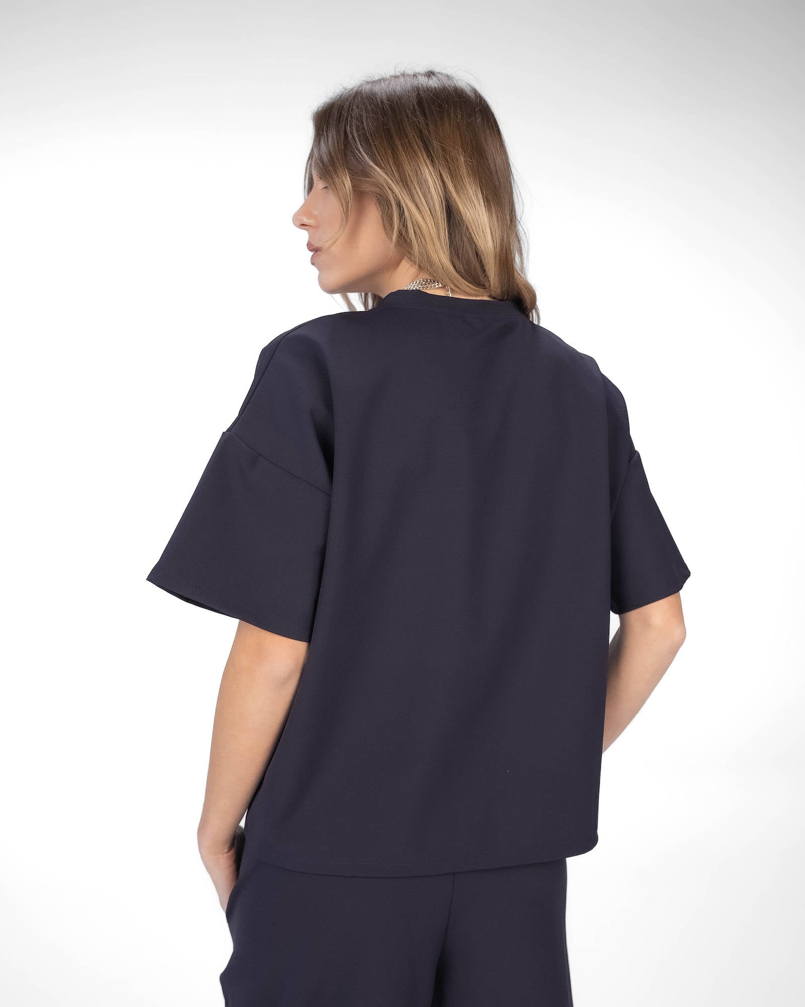 T-SHIRT AMARE BLU NAVY