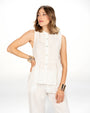 TOP CAMICIA MAYA PANNA