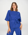 BLUSA CHLOE BLU VIOLA