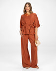 BLUSA CHLOE BRICK