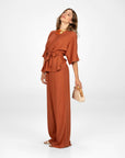 BLUSA CHLOE BRICK