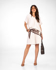 SET IN TWILL MARGHE BIANCO