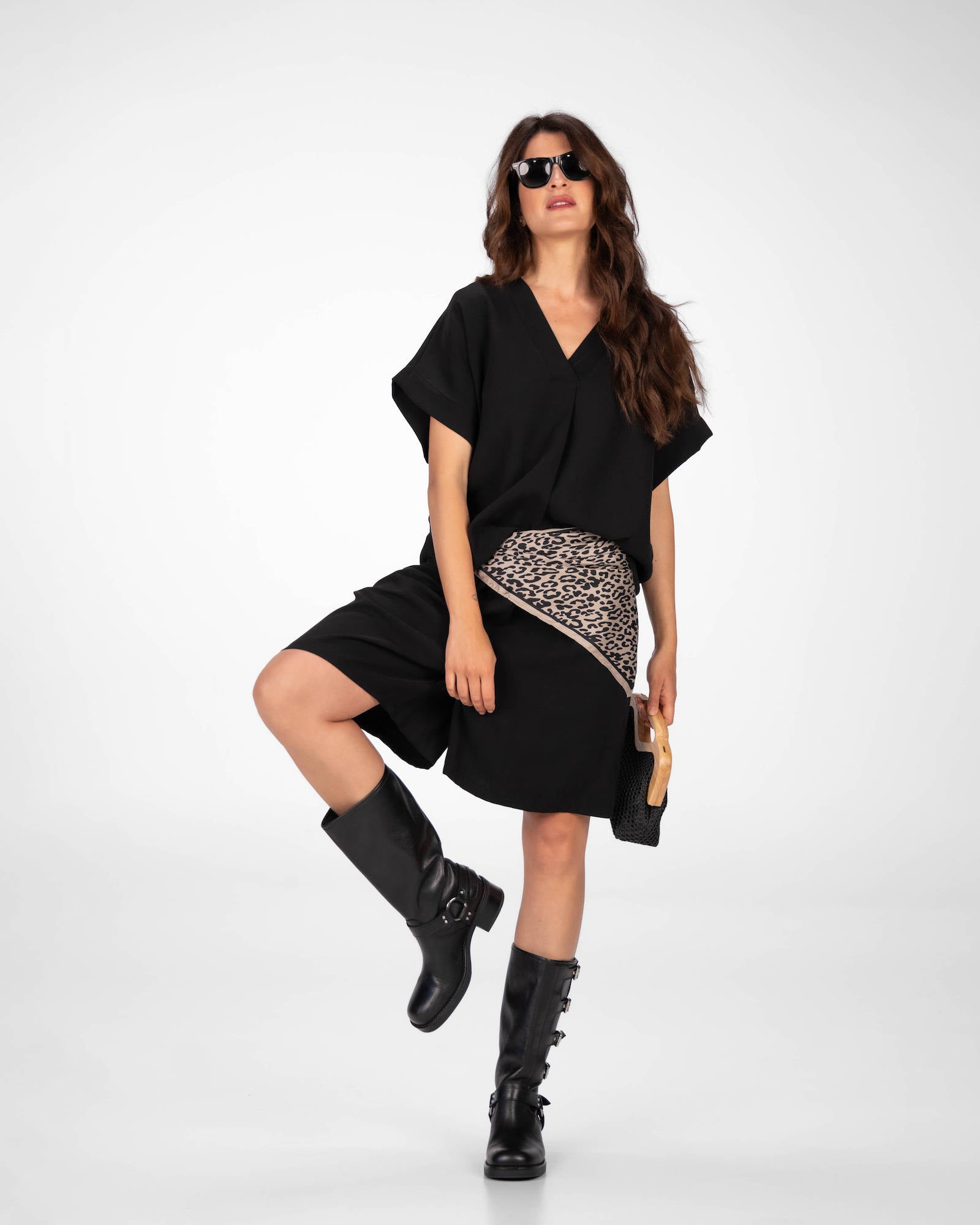 SET IN TWILL MARGHE NERO