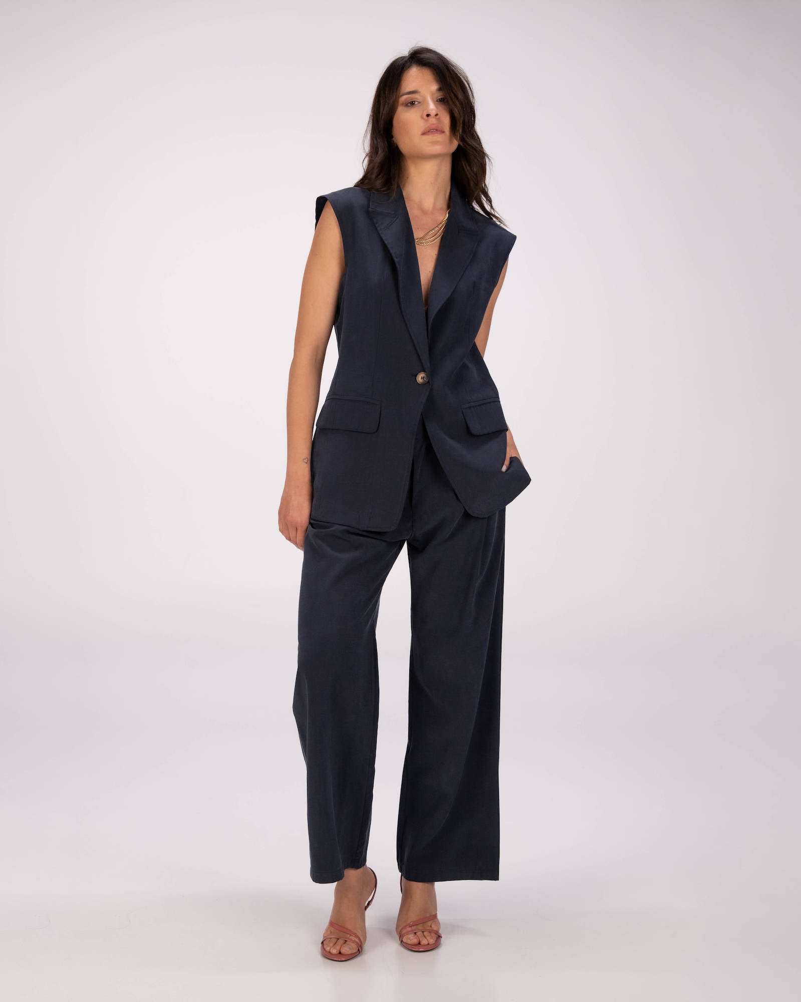 GILET COHEN BLU NAVY