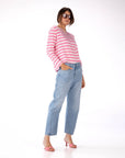 T-SHIRT BINARIO ROSA