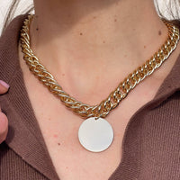 COLLANA CON CIONDOLO ORO