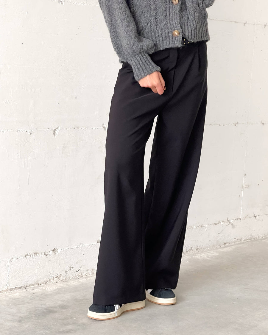 OVERSIZED DAMIAN TROUSERS NERO