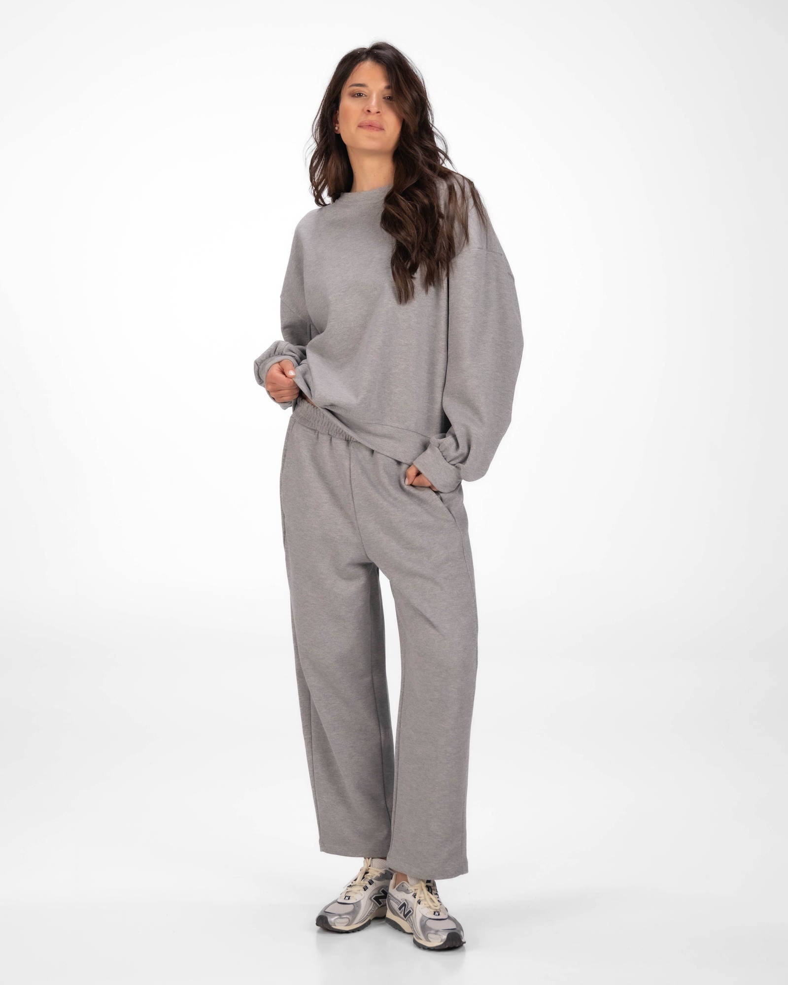 FELPA EASY MOVE GRIGIO CHIARO