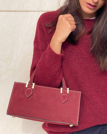 BORSA IN PELLE CELINA BORDEAUX