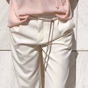 COLLANA LACCIO STRASS ORO ROSA