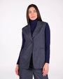 GILET MORGAN BLU