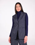 GILET MORGAN BLU