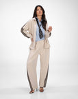 PANTALONE BARNEY OVETTO BEIGE MARRONE