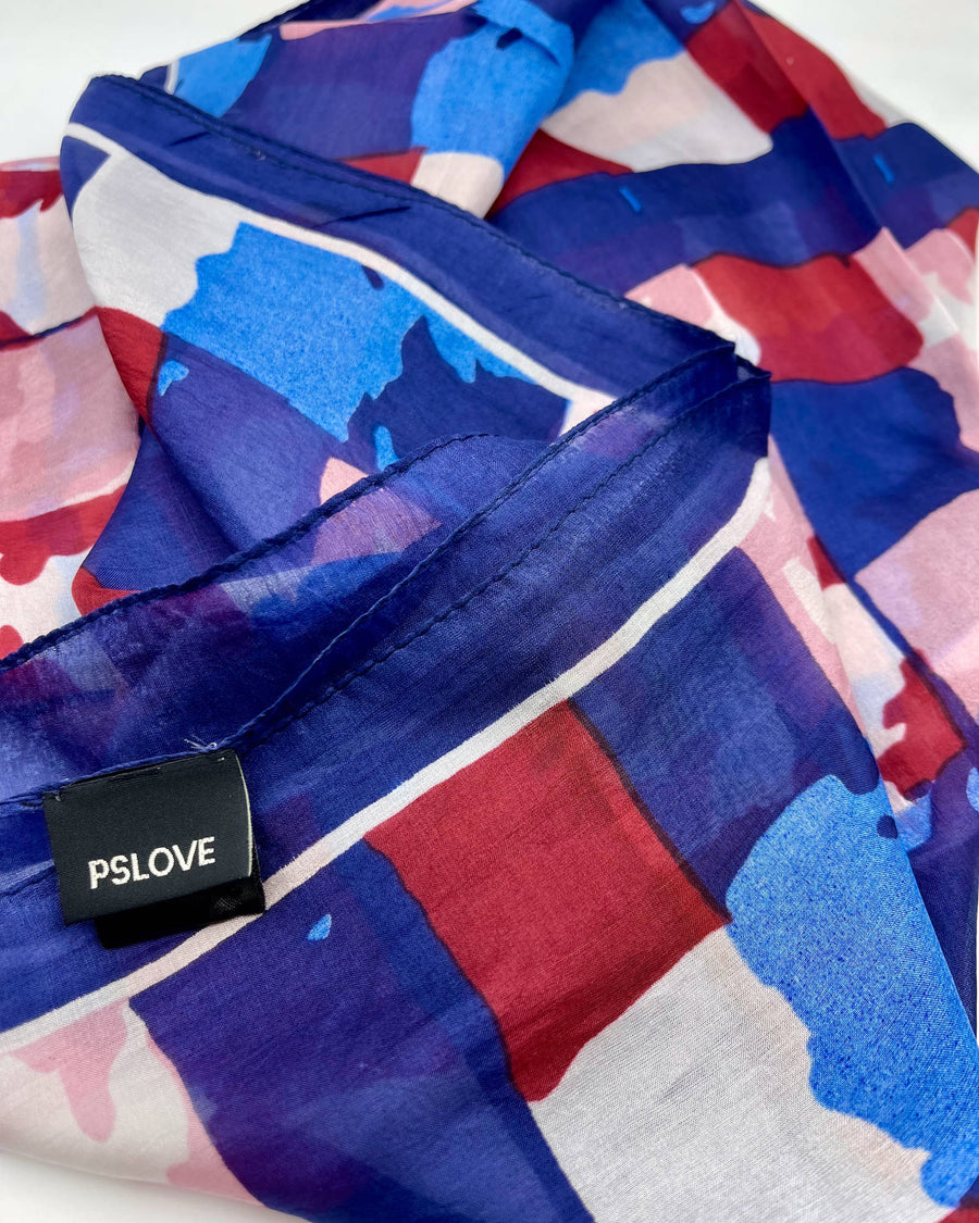 FOULARD EVORA BLU