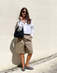 CAMICIA KAREN OXFORD OFF WHITE