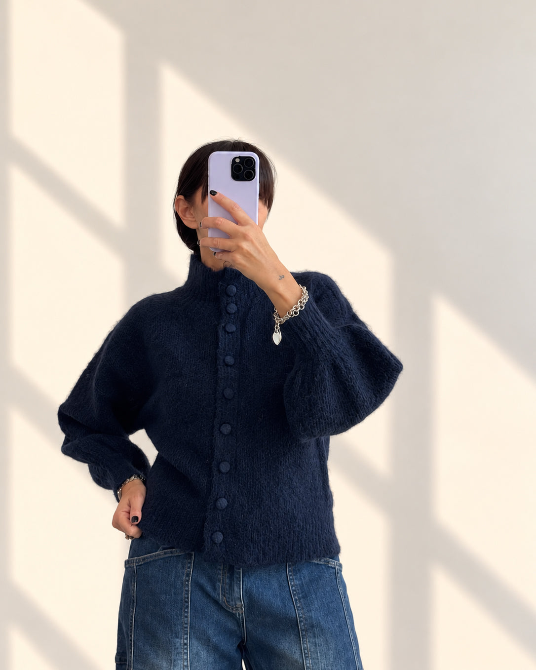CARDIGAN ADELINE BLU