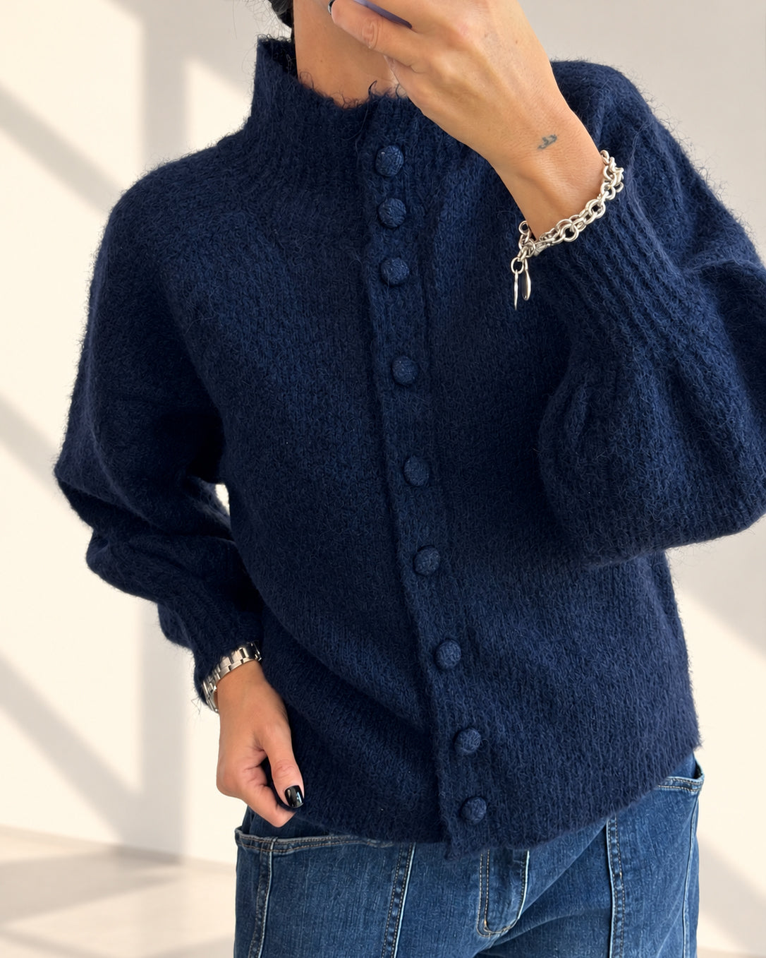 CARDIGAN ADELINE BLU