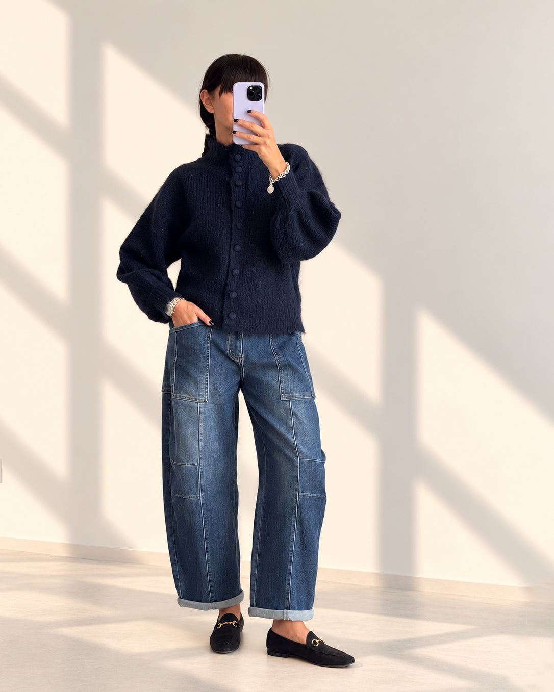 CARDIGAN ADELINE BLU
