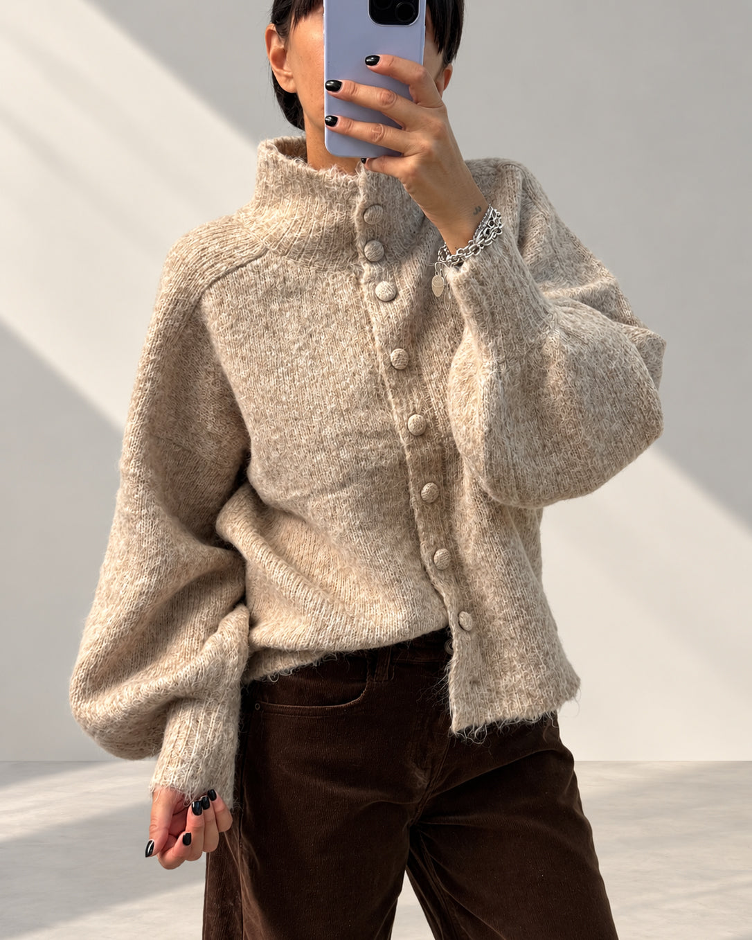 CARDIGAN ADELINE TAUPE