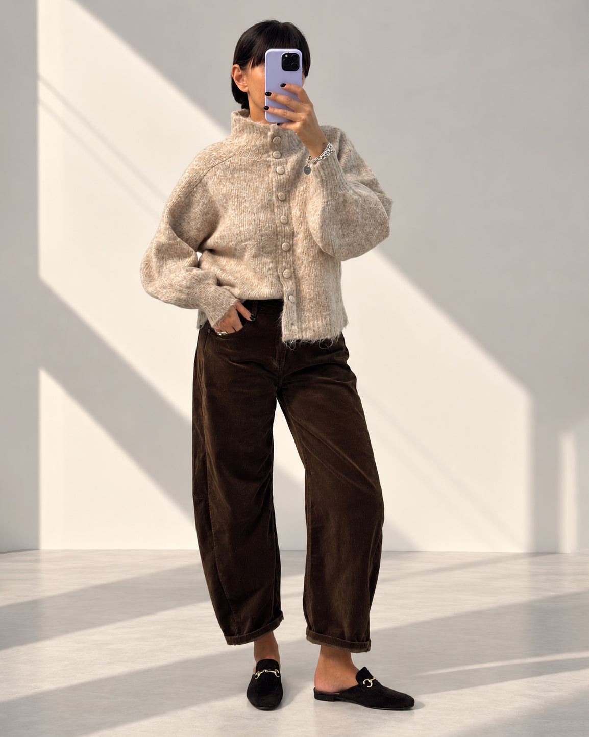 CARDIGAN ADELINE TAUPE