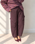 PANTALONE CARGO ALBIN BORDEAUX
