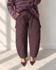 PANTALONE CARGO ALBIN BORDEAUX