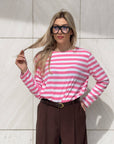 T-SHIRT BINARIO ROSA