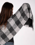 SCIARPA CHECK GERALD GRIGIO