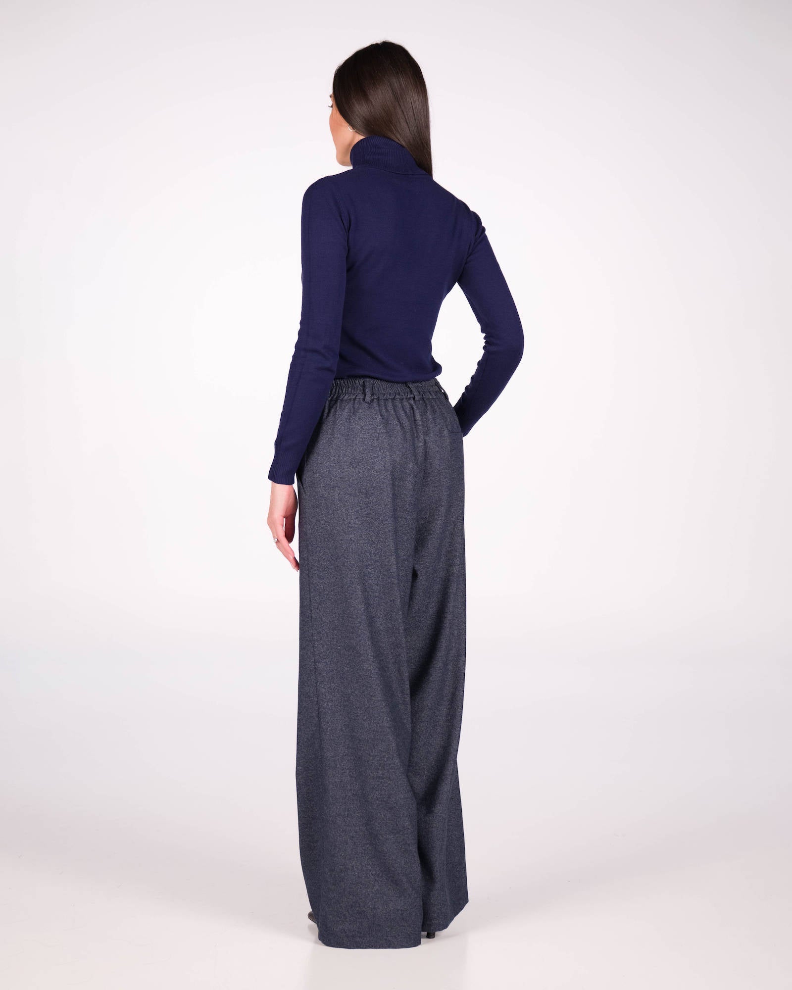 DOLCEVITA MARA IN MAGLIA FINE BLU