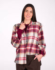 CAMICIA CHECK AUSTIN BORDEAUX